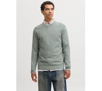 Einfarbig Strickpullover XS Grün