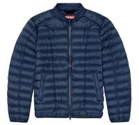 Einfarbige wattierte Jacke in Marineblau von Diesel 2XL