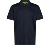 Einfarbiges Funktions-Poloshirt BLUE-LIMEGREEN 58 Herren