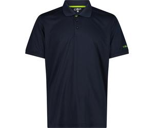 Einfarbiges Funktions-Poloshirt BLUE-LIMEGREEN 60 Herren