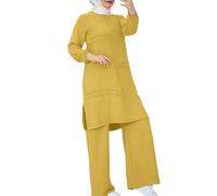 Einfarbiges Muslimisches Kleid, Hijab Kleid Muslimische Kleidung Prayer Dress Muslim Women Arabische Islamische Kleider Elegant Jilbab Islamische Langarm Maxi Islam Ramadan Abaya Gebetskleid