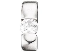 Einhänger Anhänger 925 Sterling Silber rhodiniert 1 Zirkonia