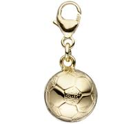 Einhänger Charm Fußball 333 Gold Gelbgold Anhänger Fußballcharm Goldcharm