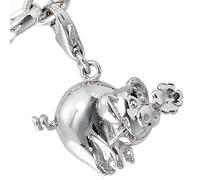 Einhänger Charm Glücksschwein 925 Sterling Silber Glücksbringer