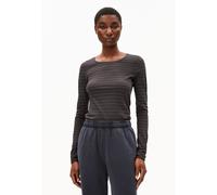 EINIAARA GESTREIFTES LANGARMSHIRT | 100% Bio-Baumwolle - mehrfarbig (M)