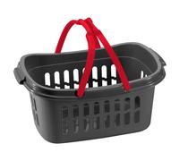 Einkaufskorb anthrazit B/H/L: ca. 36x24,3x52,8 cm