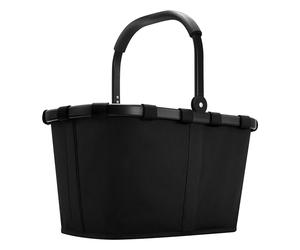 Einkaufskorb carrybag frame schwarz 22 Liter reisenthel - Henkelkorb robust und faltbar - schwarzer Rahmen - Schwarz + schwarzem Rahmen Schwarz