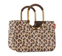 Einkaufstasche loopshopper L - Leo MAcchiato - goldener Henkel - by reisenthel - leo macchiato L Braun/Gold