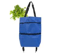 Einkaufstasche Mit Rollen, Teleskop-Aufbewahrungstasche Oxford-Gewebe - Zusammenklappbarer Zwei-Stufen-Reißverschluss-Einkaufswagen Mit Rädern Einkaufstasche Zum Einkaufen