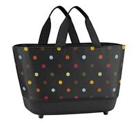 Reisenthel Einkaufskorb Dots, Gelb, Rot, Schwarz, Textil, 22 L, quadratisch, 48x28x33 cm, faltbar, Griffe, umweltfreundlich, Freizeit, Koffer & Taschen, Einkaufskörbe