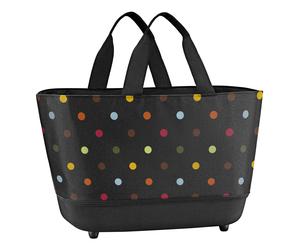 Einkaufstasche shoppingbasket by reisenthel schwarz mit bunten punkten - reisenthel shoppingbasket dots - dots Schwarz