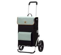 Andersen Einkaufstrolley Royal Shopper, Solva, klappbar, mit Kühlfach, bis 50kg, schwarz / mint