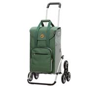 Einkaufstrolley ANDERSEN "Treppensteiger Royal Shopper Liska", grün, B:50cm H:107cm T:28cm, Polyester, Einkaufskörbe (74560262-0) grün
