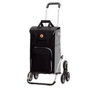 Einkaufstrolley ANDERSEN "Treppensteiger Royal Shopper Liska", schwarz, B:50cm H:107cm T:28cm, Polyester, Einkaufskörbe (58943408-0) schwarz