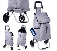 Einkaufstrolley Einkaufsroller Einkaufswagen Einkaufstasche auf Rollen blau 40 L 30 kg