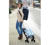 Einkaufstrolley mit Sitz.