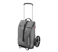 Einkaufstrolley mit Teleskopstange hellgrau reisenthel citycruiser - twist silver - grosse Räder - twist silver grau