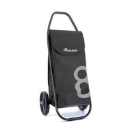 Einkaufstrolley Rolser COM 8 Speziell 2 große Räder - Schwarz
