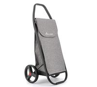 Rolser Einkaufstrolley »COM 8 Black Tube«, 53 l, Maße: 47,5x42x101 cm, mit extra großen Reifen, gris