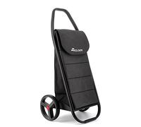 Einkaufsroller Rolser COM Polar Black Tube 2 große Räder - Schwarz