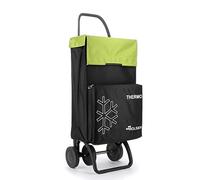 Einkaufstrolley Rolser Thermo Fresh MF 4 Räder - Schwarz und Limettengrün