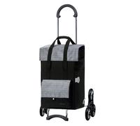 Einkaufstrolley Treppensteiger Scala Shopper Milla mit Dreikranzrad, faltbar, nur 2,8 kg, schwarz