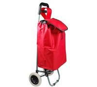 Einkaufstrolley Trolley Einkaufswagen Handwagen Koffer Handgepäck Roller (E3 rot)