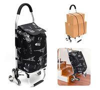 Einkaufswagen mit stabilem Aluminiumrahmen und Abnehmbarer wasserdichter Segeltuchtasche - Der ideale Begleiter für bequemes und praktisches Einkaufen