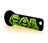 Einkaufswagenlöser DREI Frösche/Entriegler für Einkaufswagen - inkl. 1 Jahr Schlüsselfundservice/Einkaufswagenchip abziehbar/Einkaufschip zum rausziehen/Schlüsselanhänger Metall / 1 Stück