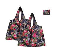 Einkauftasche, 2 Wiederverwendbare Einkauftasche，Tragbare Einkaufstasche Faltbar Einkaufsbeutel，Umweltfreundliche Waschbar Einkaufstüten,Mini Maxi Shopper