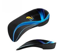 Einlegesohle Plantarfasziitis QBK 3/4 Einlegesohlen Sport Plattfuß Orthopädische Einlagen Schuhe für Fersensporn Damen und Herren Achillessehnenentzündung Schmerzlinderung, M