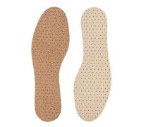 Einlegesohlen aus atmungsaktiven Lederfasern und Latexschaumstoff | Bama Standard Buffalo Plus | Schweißabsorbierende Schuheinlagen für Damen und Herren | 3er Pack | Größe 40/41 EUR