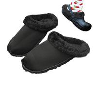 Einlegesohlen für mit Cr-ocs gefütterte Clogs als Ersatz, pelzige Schuheinlagen | Bequeme, dickere Pelzfuttereinsätze aus Fleece | Winter-Multifunktions-Hausschuhe für den Innenbereich, warm, Unisex