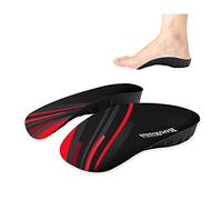 Einlegesohlen für Plantarfasziitis, 3/4-Länge, hohe Fußgewölbeunterstützung, orthopädische Einlagen für Damen und Herren, Plattfüße, Überpronation, Schmerzlinderung beim Gehen, Stehen, Laufen,