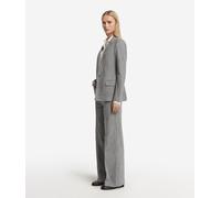 Einreihiger Blazer Aus Baumwolle Grau L
