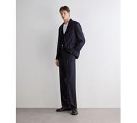Einreihiger Blazer Aus Kaschmir Und Seide Blau 48