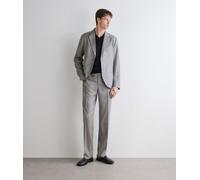 Einreihiger Blazer Aus Kaschmir Und Seide Grau 48