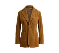 Einreihiger Blazer aus Kordsamt DE 40 Tan