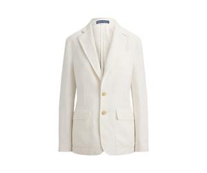 Einreihiger Leinenblazer 48 White