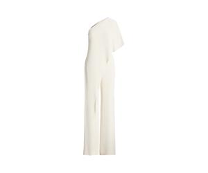 Einschultriger Jumpsuit mit Cape 38 Cream
