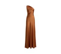 Lauren Ralph Lauren Figurbetontes Abendkleid mit One-Shoulder-Ausschnitt in Terra, Größe 36