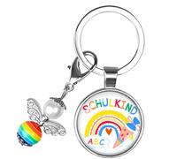 Einschulung Geschenk Jungen Mädchen Schutzengel Schlüsselanhänger Schulkind Schultüte Füllung Schulanfang Glücksbringer Geschenkbox