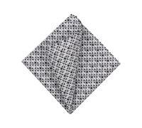 Einstecktuch VENTI "VENTI Einstecktuch Print", Herren, grau (dunkelgrau), 100% Baumwolle, Modetücher (39333230-0) dunkelgrau