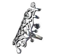 Einstellbare Ring Frauen,S925 Sterling Silber Vintage Lange Hohle Blatt Blume Punk Verstellbare Open Knuckle Schwanz Ring Finger Joint Zehenring Schmuck Für Frauen Mädchen Geschenk Hochzeit Mutter