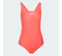 Einteiler Badeanzug Rücken C Damen adidas 3-Stripes Rose 36