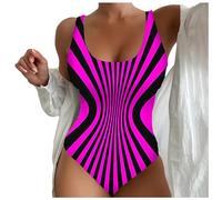 Einteiler Bikini TräGerloser Badeanzug Schwarz Neon Bikini Damen Badeanzug Damen Schick BadeanzüGe Frauen Neopren Bikini Damen Tankini Ohne TräGer Blauer Bikini Damen Badeanzug Gepolsterte KöRbchen