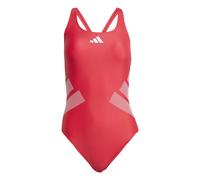 Einteiliger Badeanzug mit Logo für Damen adidas C-Back Rouge 38