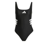 Adidas Badeanzug 3 Stripes U-Back Damen Schwarz/Weiß Gr. 32