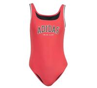Einteiliger Badeanzug mit U-Rücken für Damen adidas Collegiate Rouge 46