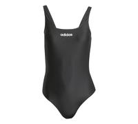 Einteiliger Badeanzug mit U-Rücken für Damen adidas Schwarz 36